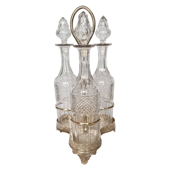 Find a Victorian 3 decanter tantalus for sale