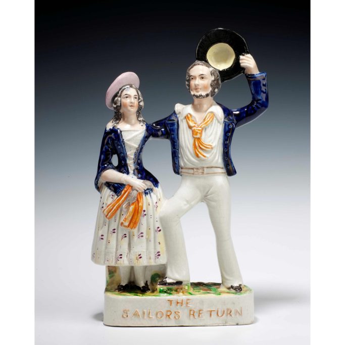 Find Staffordshire figures of soldiers and sailors for sale in the UK