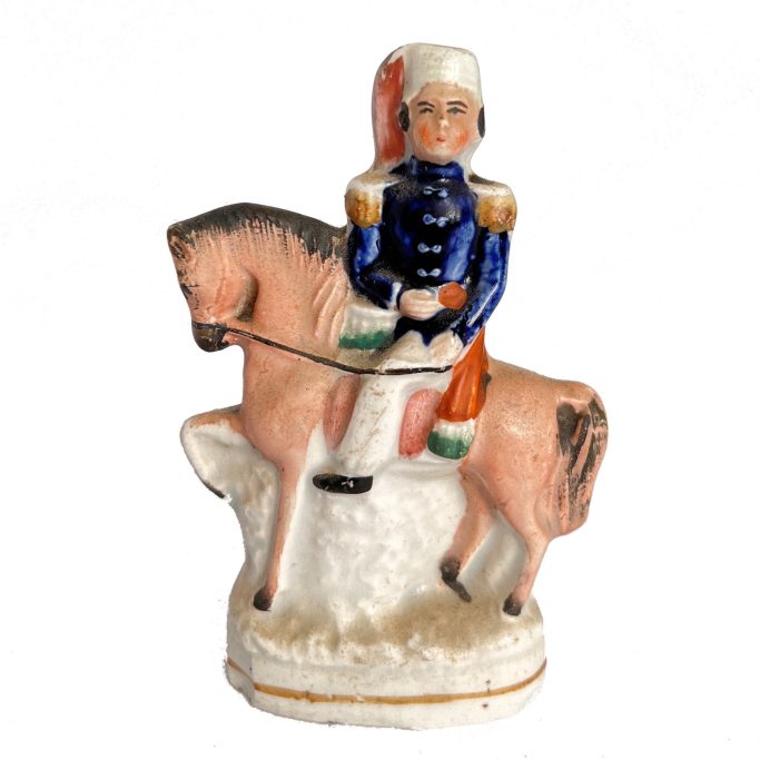 Find antique Staffordshire figure of Omar Pasha for sale.