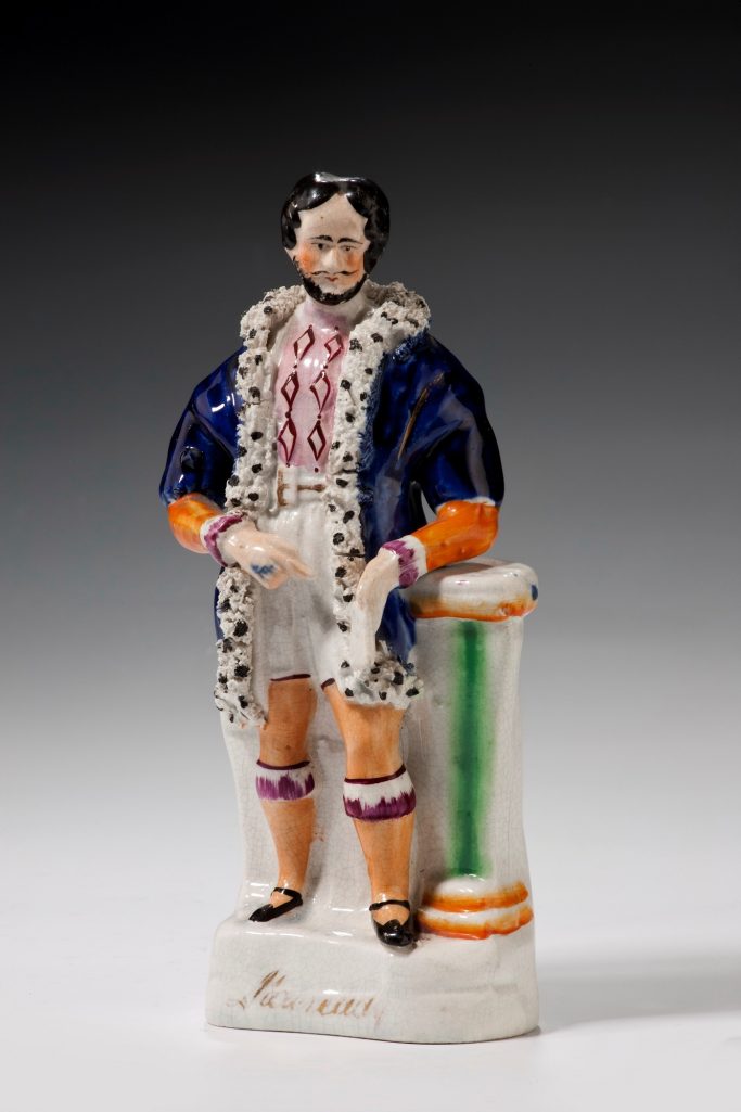 Find Staffordshire figure of Macready as James V Scotland for sale