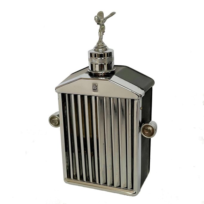 Find a vintage Rolls Royce radiator musical decanter for sale