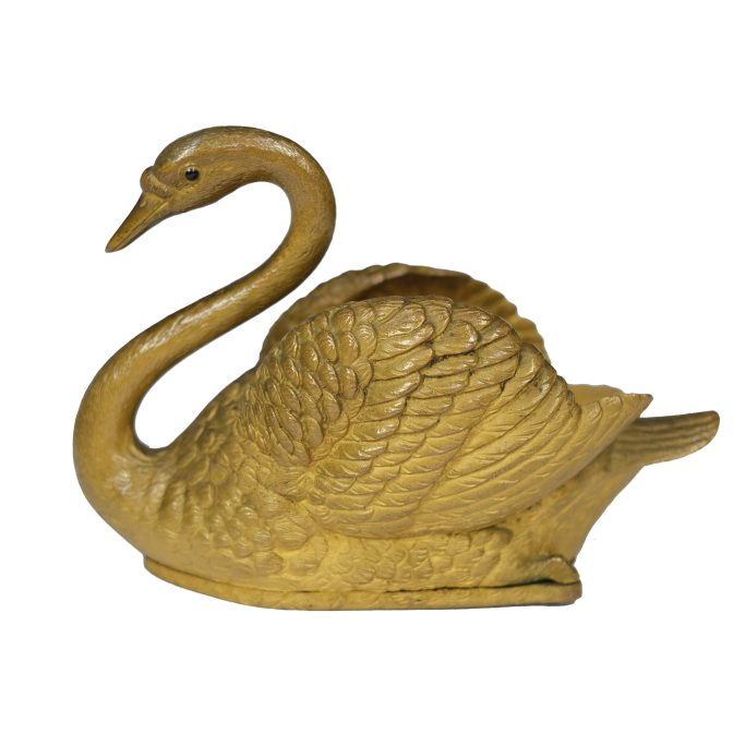 Find a gilt bronze figure of a swan for sale in the UK.