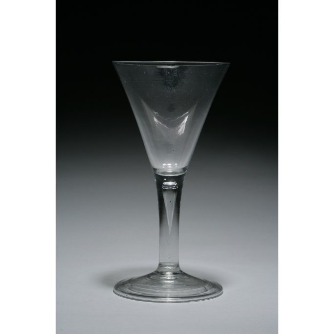 Search for an antique George II glass goblet for sale in the UK.