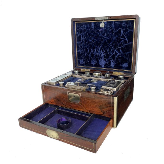Find an antique ladies dressing case for sale in the UK.
