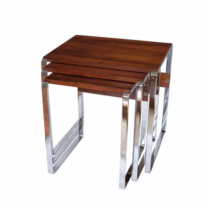 Find a nest of tables designed by Richard Young for Merrow for sale in the UK.