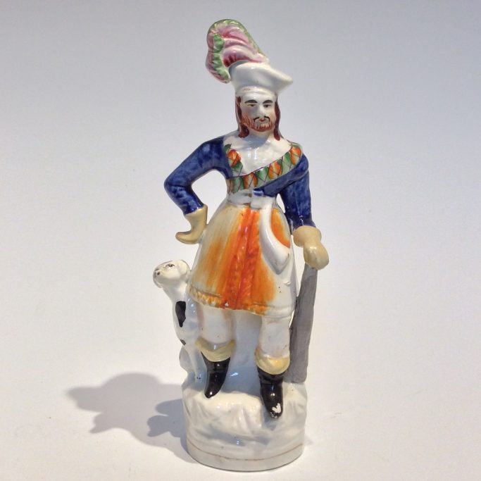 Find antique decorative Staffordshire figures for sale in the UK.