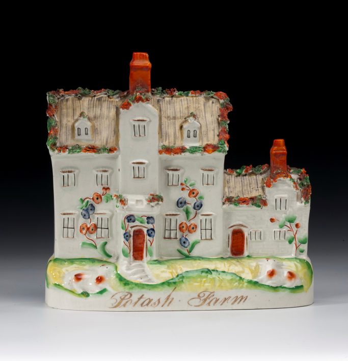Find a Victorian Staffordshire figure of Potash Farm for sale