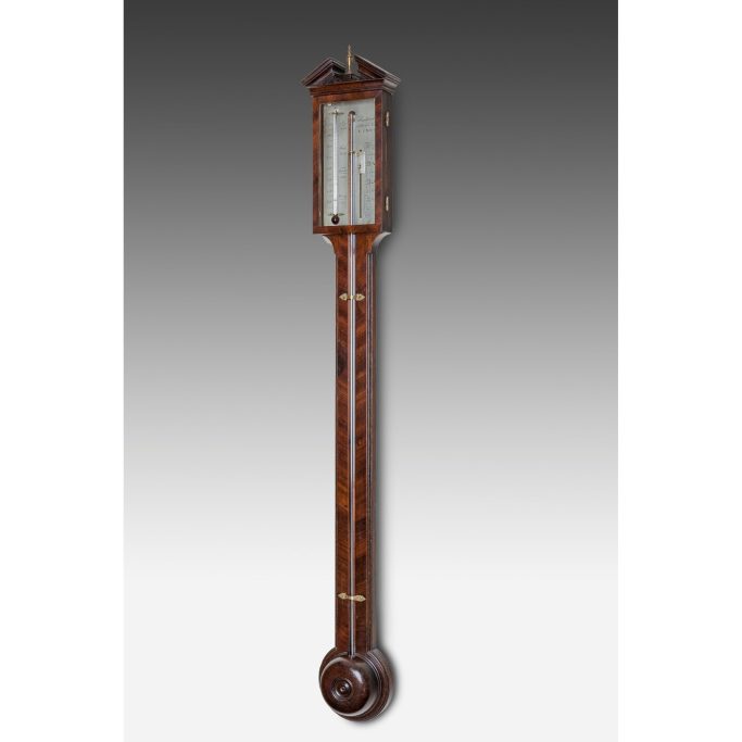 Find an antique stick barometer signed by Pastorelli for sale.