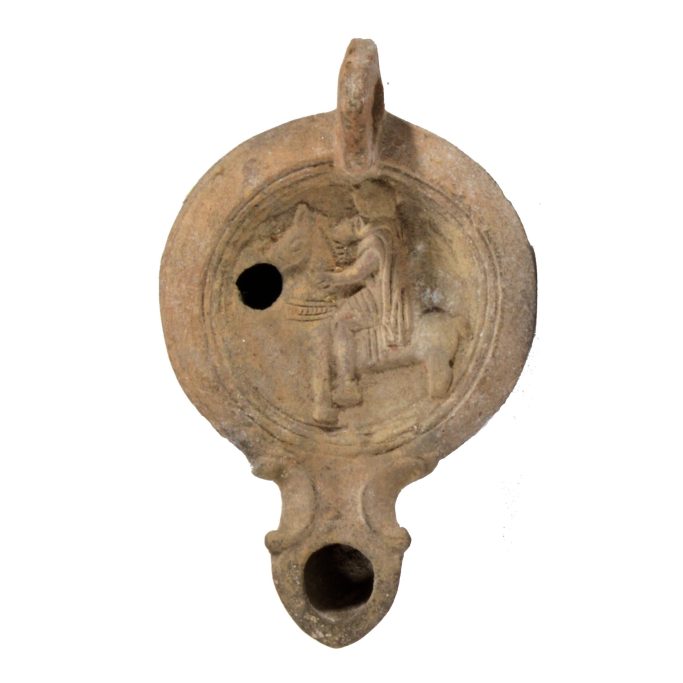 Search for an ancient Roman pottery oil lamp for sale