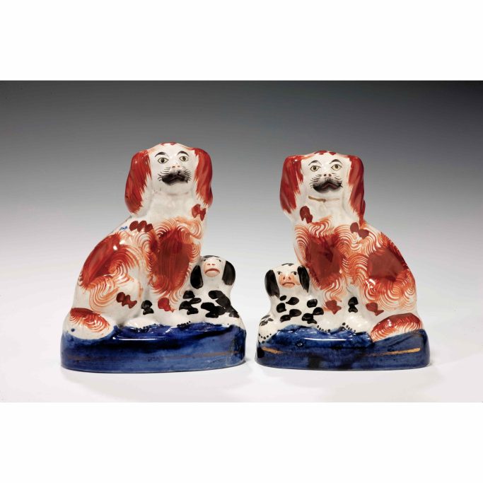 Search for Staffordshire figures of dogs for sale.
