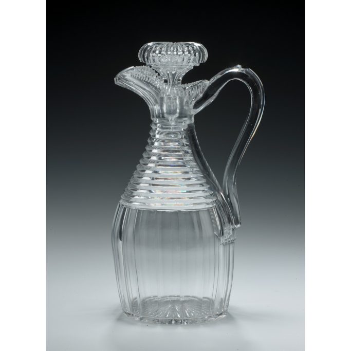 Find antique glass claret jug for sale in the UK.