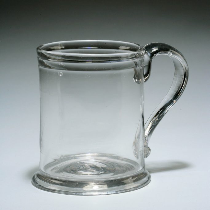 Find antique Georgian glass tankard for sale in the UK.