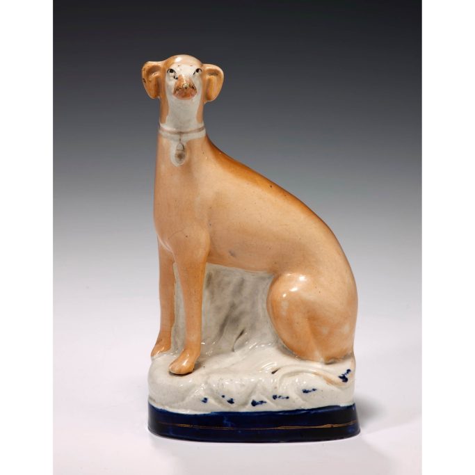 Search for antique Staffordshire dogs for sale in the UK.